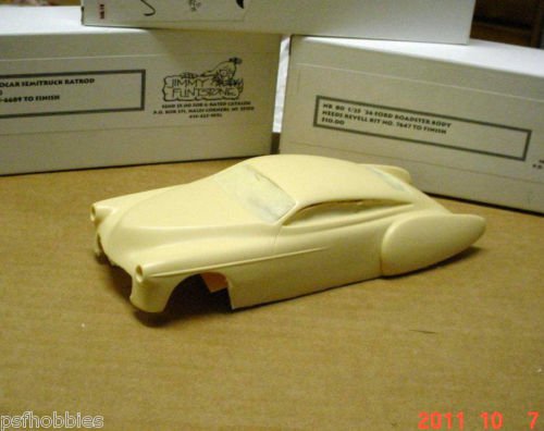 Jimmy Flintstone Resin 1951 Chevy Superstone Custom Model Car Body 1/25 Caddy