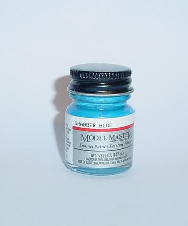 Testors Model Master 1/2 oz Grabber Blue Mustang Plastic Model Car Paint