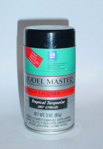 Testors Model Master Tropical Turquoise Lacquer 3oz Spray Can Model Car Paint