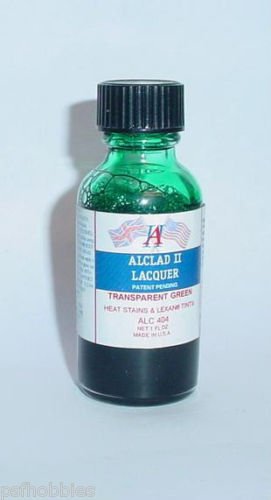 Alclad II Transparent Green Laquer Paint for Model Cars