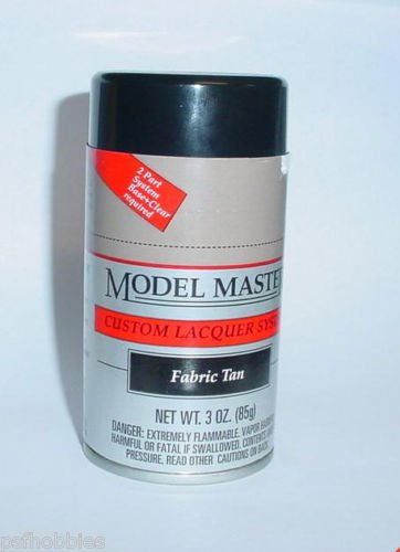 Testors Model Master Fabric Tan 3oz Spray Can Model Car Paint