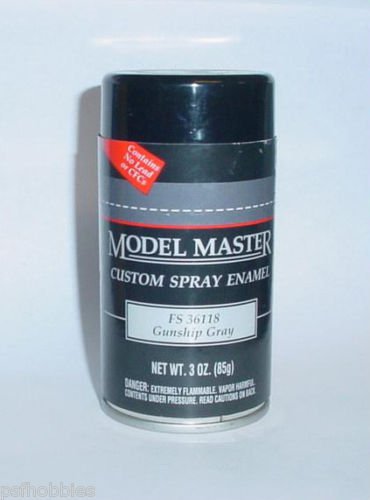 Testors Gunship Gray 3oz Spray Can Enamel Plastic Model Master Paint