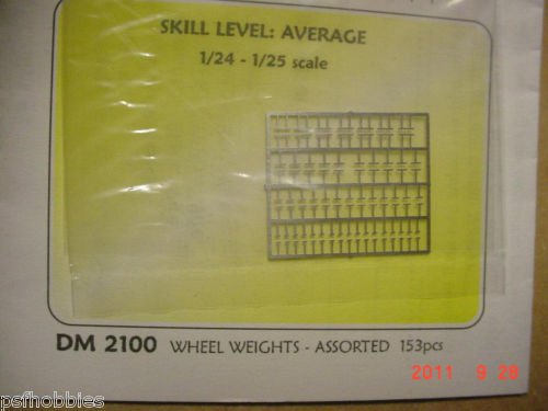 Detail Master Wheel Weights Photo Etched Model & Diecast Cars