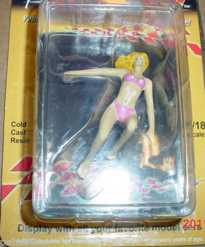1/18 Scale Fast Woman Layla P Resin Figure Displaying Lane Ertl Diecast Cars