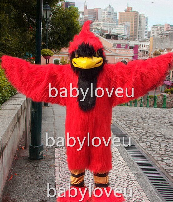 New red bird Cardinal mascot costume fancy costume cosplay fancy dress carnival costume