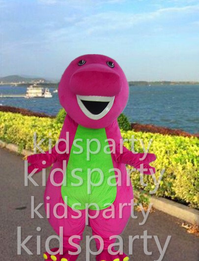 POLYFOAM high quality costume purple dinosaur mascot costume
