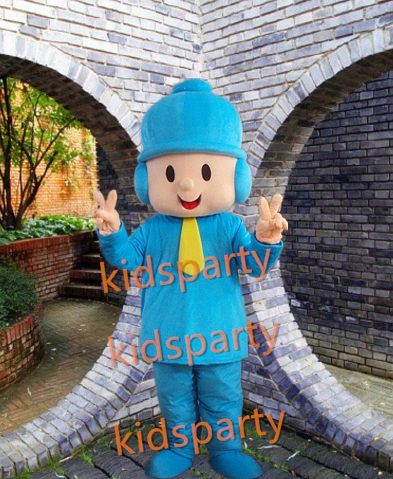New Pocoyo mascot costume adult size Halloween costume fancy dress free shipping