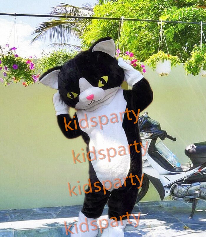 New black cat mascot costume fancy costume cosplay fancy dress carnival costume