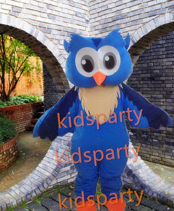 Factory direct sale owl mascot costume carnival fancy dress costumes school EMS free shipping