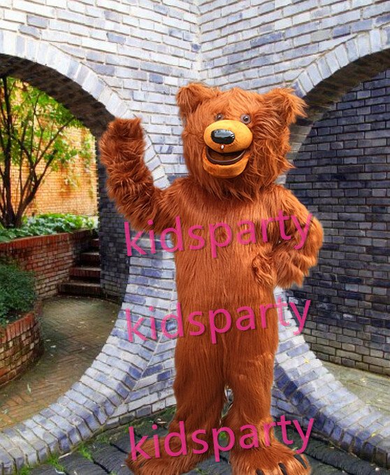 NEW style brown bear mascot costume