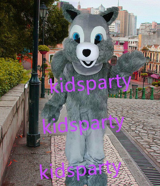 new grey squirrel with big tail fursuit mascot costumes christmas Halloween costume