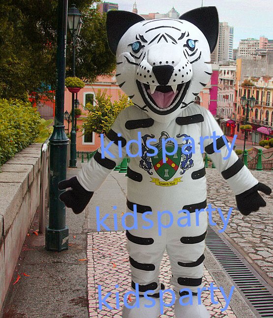 New white tiger mascot costumes fursuit christmas Halloween costume
