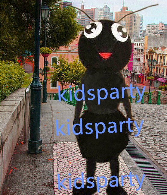 New black ant Mascot Costume Mascot Parade Quality Clowns Birthdays Fancy dress party