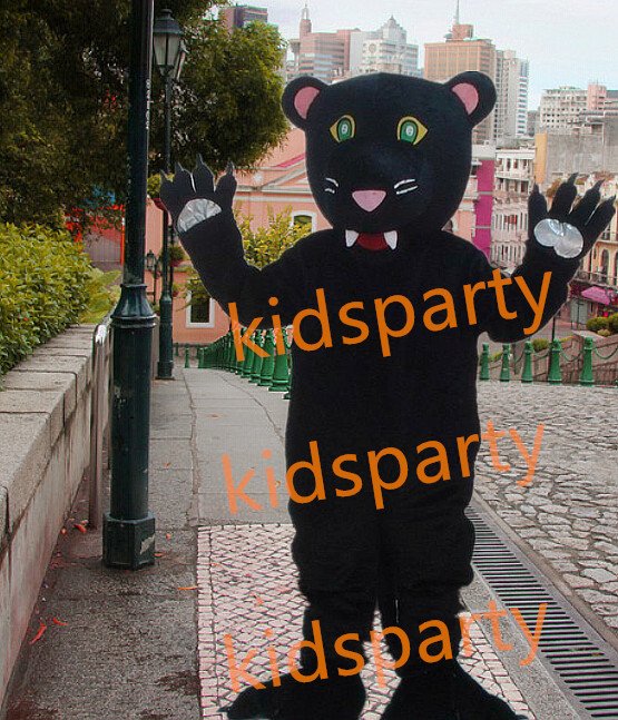 New black bear Mascot Costume Mascot Parade Quality Clowns Birthdays Fancy dress party