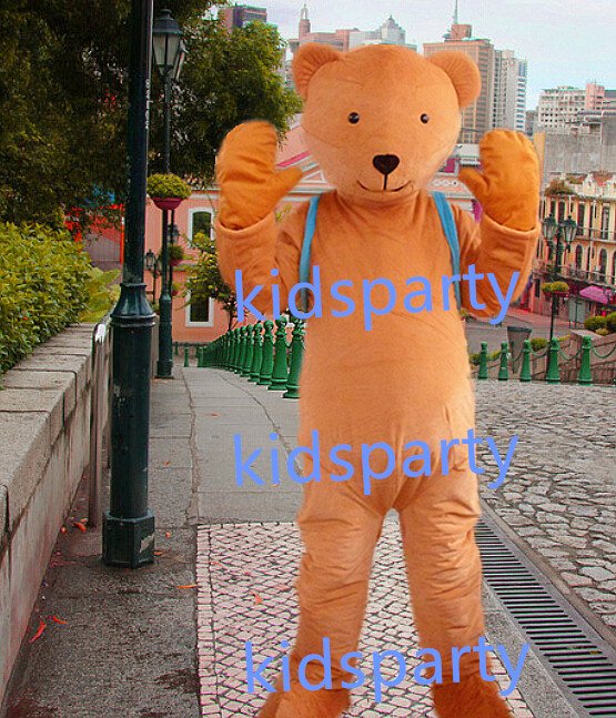 New bear Mascot Costume Mascot Parade Quality Clowns Birthdays Fancy dress party