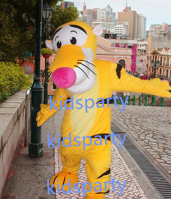 New tiger Mascot Costume Mascot Parade Quality Clowns Birthdays Fancy dress party