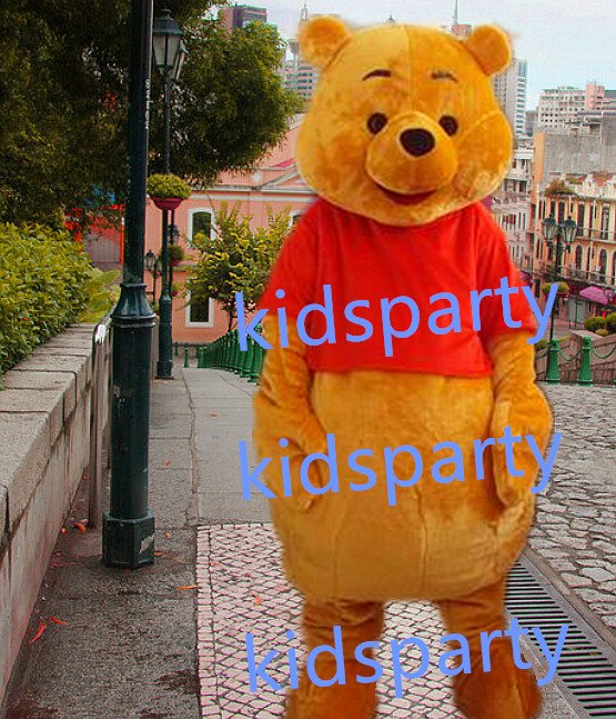 New bear Mascot Costume Mascot Parade Quality Clowns Birthdays Fancy dress party