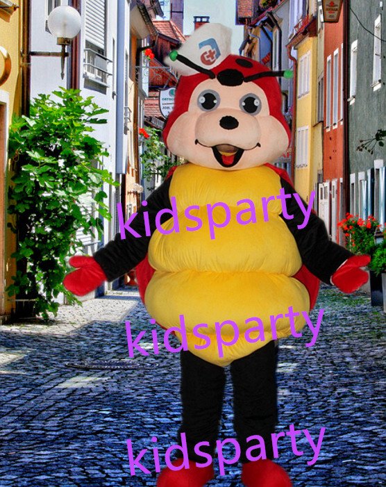 New Ladybug Ladybird Mascot Costume Mascot Parade Quality Clowns Birthdays Fancy dress party