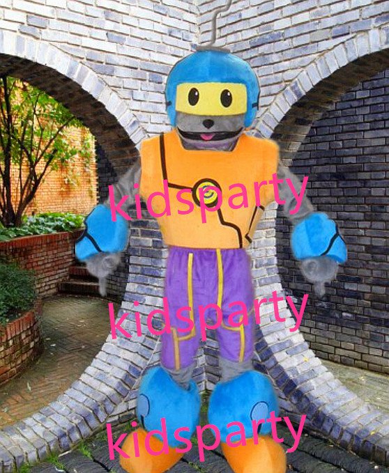New robot Mascot Costume Mascot Parade Quality Clowns Birthdays Fancy dress party