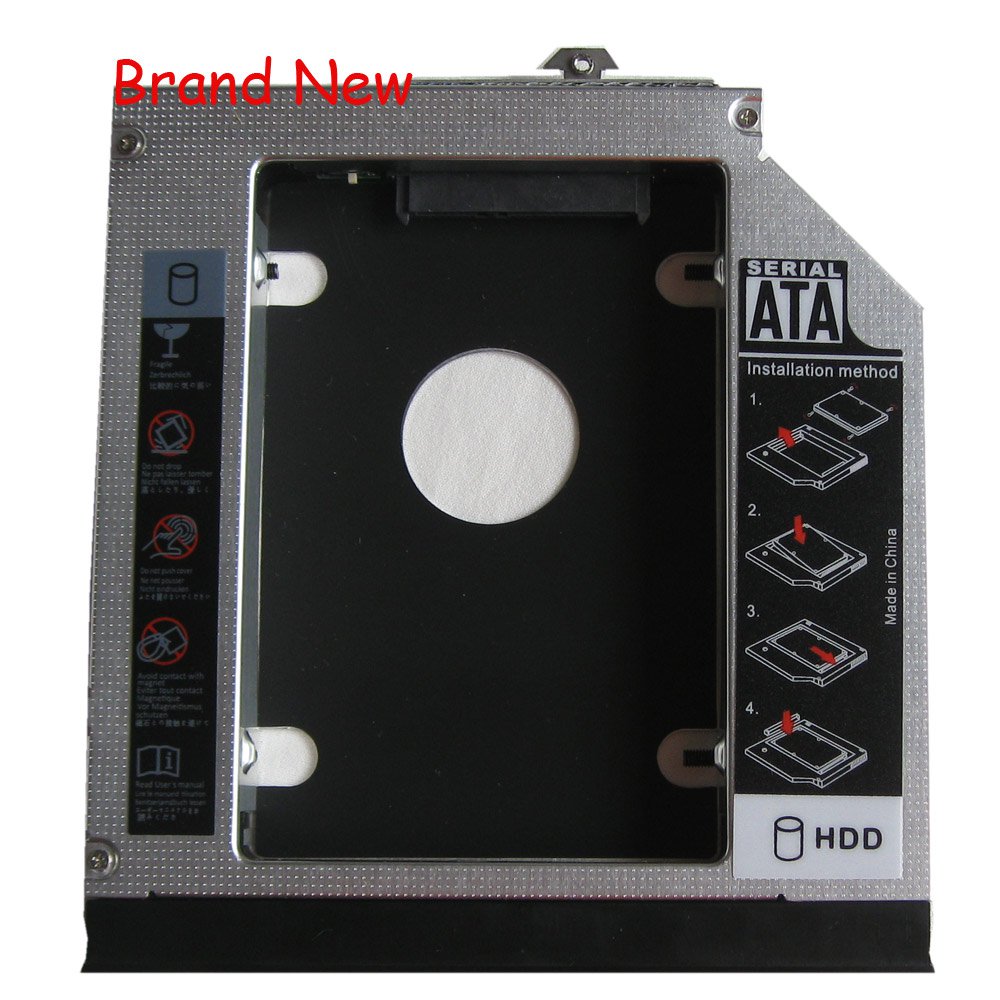 2nd HDD Hard Drive Caddy for HP EliteBook Upgrade Bay 6930p 8440p 8530p 8540p