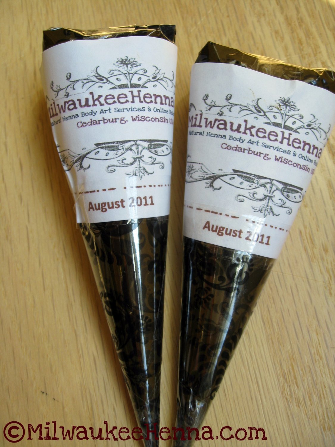 1 cone Fresh Bridal Blend Henna Paste