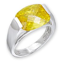 Large Yellow Topaz CZ (A50708)