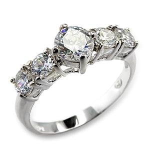 Clear CZ Anniversary Ring (A61101)