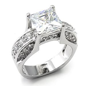 8mm Square Solitaire Ring (A7X272)