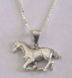 Galloping Horse Necklace (PCH-2379)