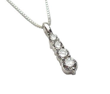 4 Stone Journey Necklace (SJD-22)