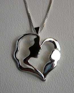 Mother and Child Pendant (667-PSCH)