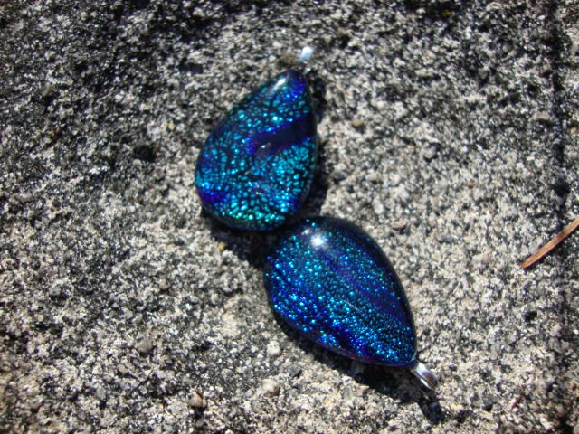 Blue Teardrop Pendant