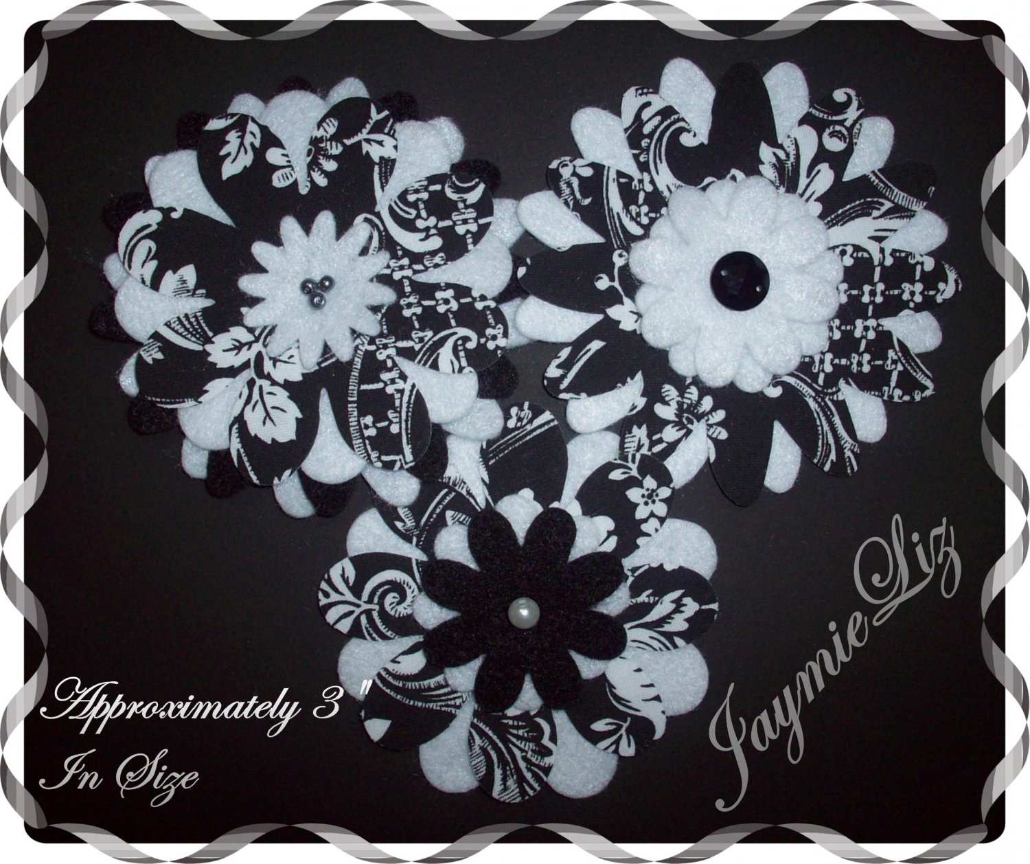 Handmade Fabric And Felt Flowers