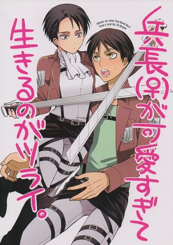 YAT45 Doujinshi Attack on Titan Shingeki no Kyojin Eren x Levi (fem) by TK-Brand