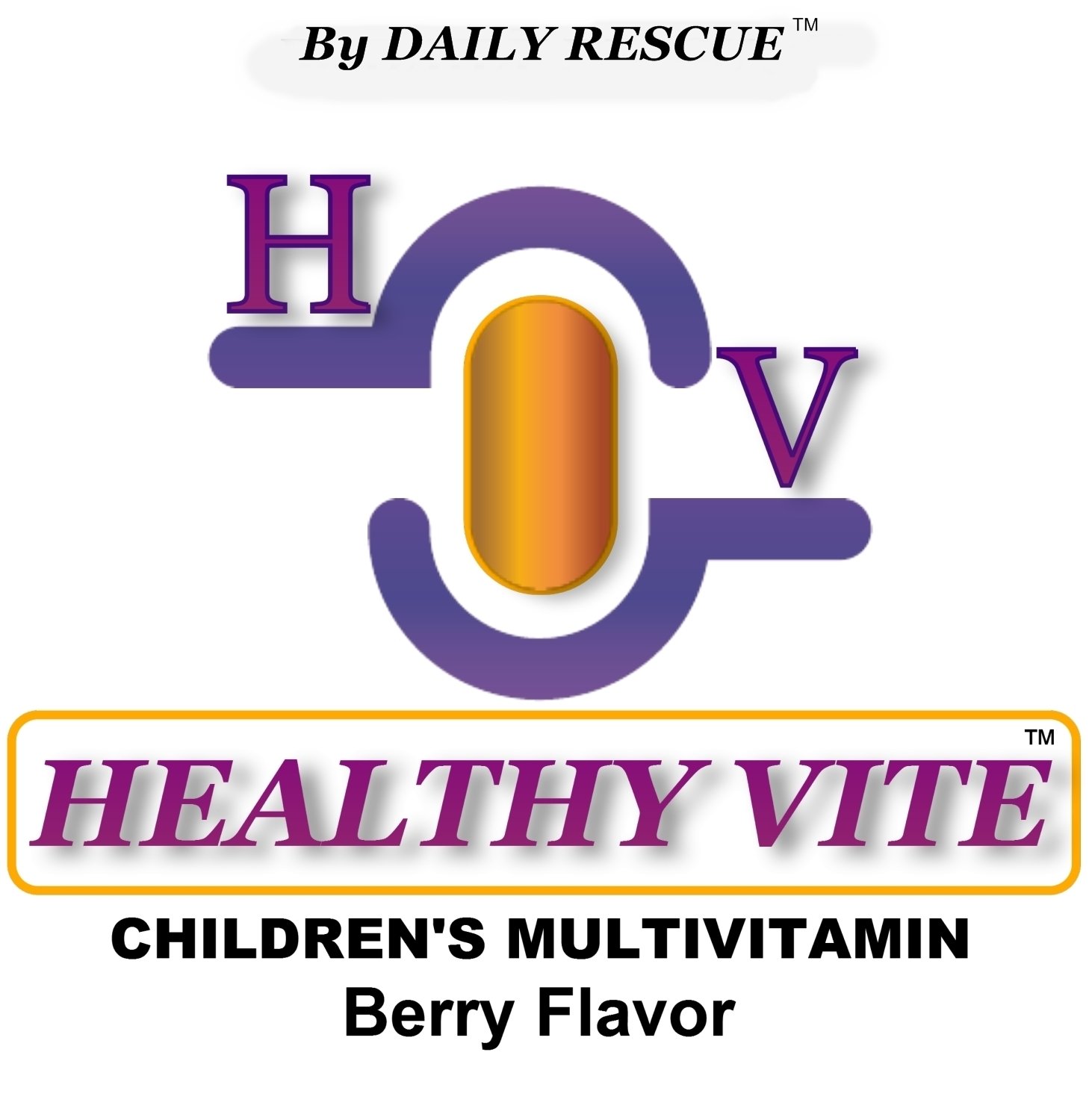 HEALTHY VITE â„¢ 120ct- Best / Advanced Multivitamin Supplement for Children / Kids