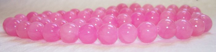 GENUINE Chinese PINK JADE Beads 6mm