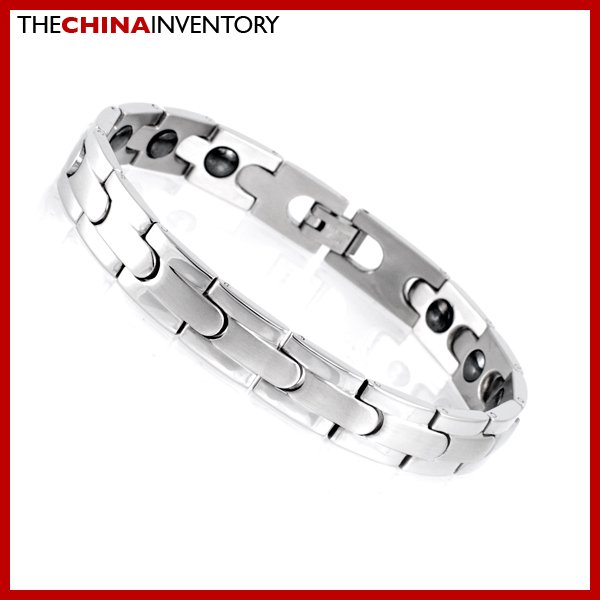 10MM 8"" STAINLESS STEEL HEALTH WATCHBAND BRACELET B1721