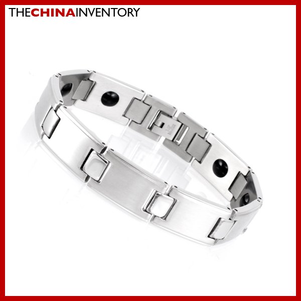 13MM 8"" STAINLESS STEEL HEALTH WATCHBAND BRACELET B1720