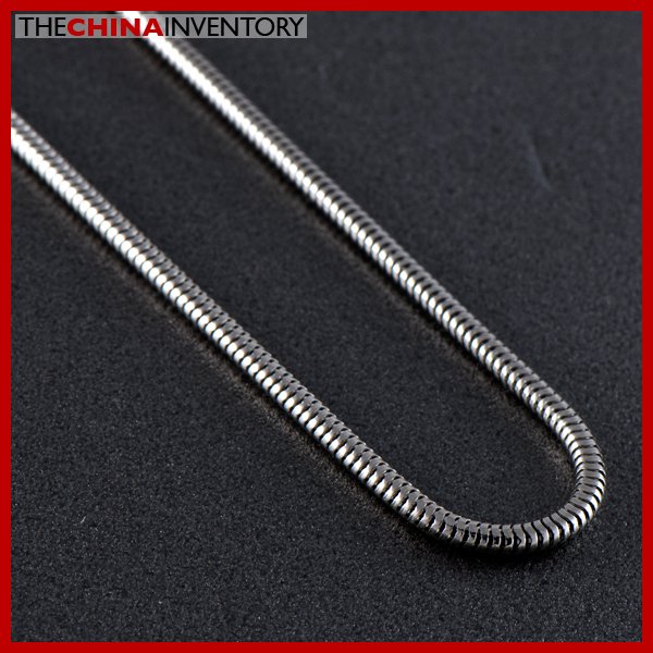 2.4MM 18"" STAINLESS STEEL SNAKE CHAIN NECKLACE N0314