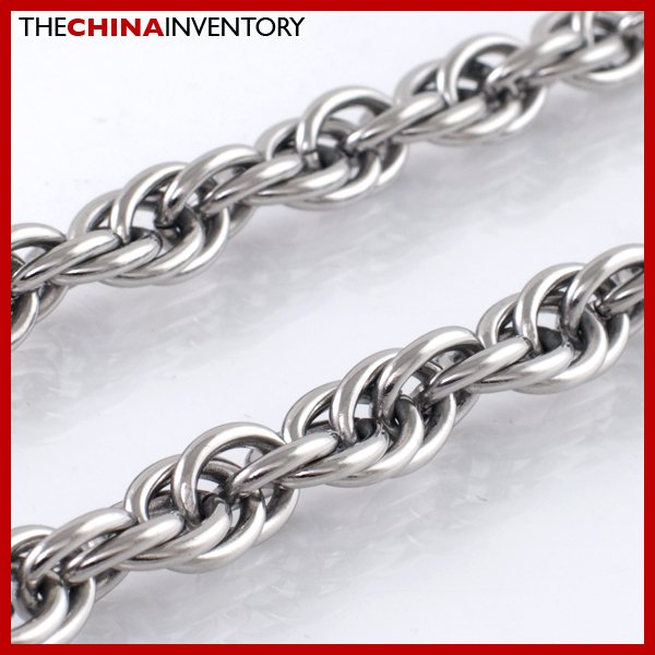 NEW 9MM 24"" STAINLESS STEEL TRIPLE CABLE NECKLACE N2101
