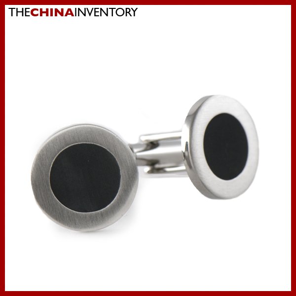 STAINLESS STEEL OVAL ROUND CUFFLINKS CUFF LINKS C0107