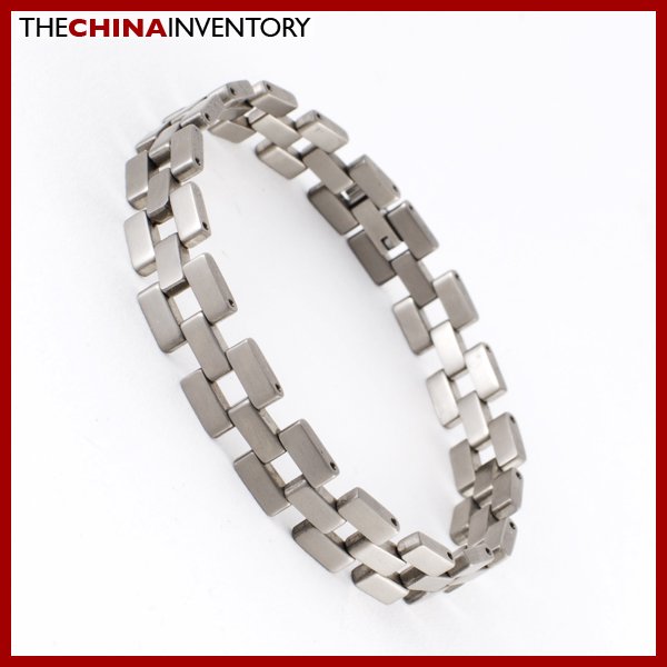 GENTS 8 1/4"" SOLID TITANIUM WATCHBAND BRACELET B0609