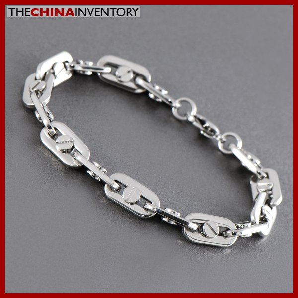 STAINLESS STEEL DESIGNER MARINE CHAIN BRACELET B1020