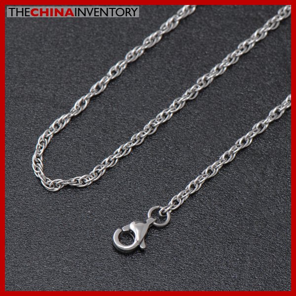 2.5MM 18"" STAINLESS STEEL TRIPLE CABLE NECKLACE N2301