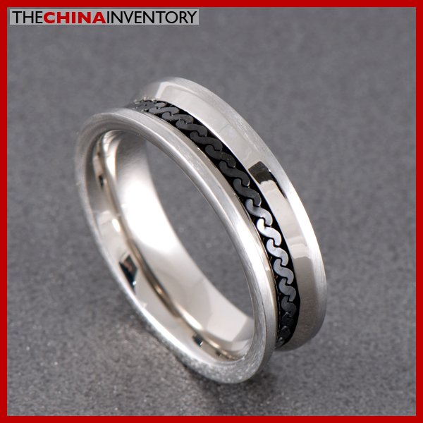 6MM SIZE 8 STAINLESS STEEL WEDDING BAND RING R0706