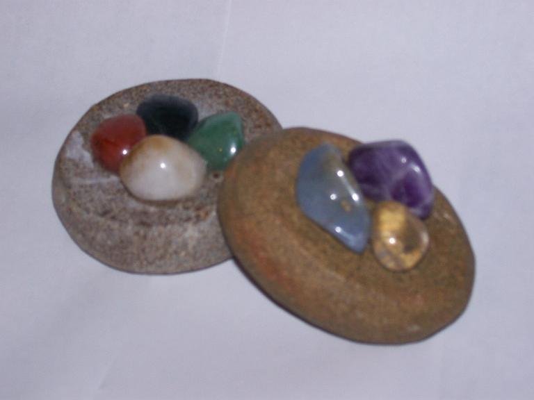 The Chakra Massage Stones (set of two)