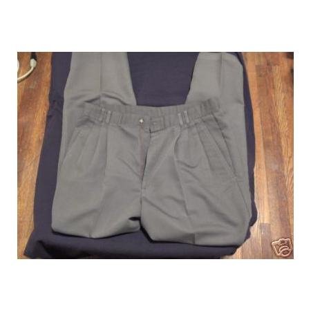 John Weitz Olive green pleated dress pants 34 x 30
