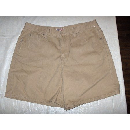 Faded Glory golden denim shorts womens 14 nwot