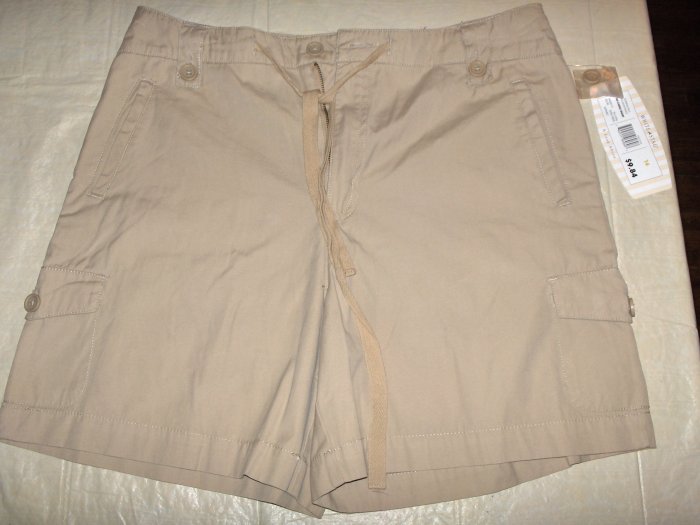 White Stag Cargo Shorts women 14 NWT-color w. latte