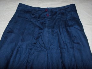 Ann Tjian-Kenar Navy Blue Linen dress pants size 10